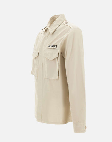 ASPESI Camicia "Field" BEIGE Uomo 