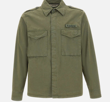 ASPESI Camicia "Field" GREEN Uomo 