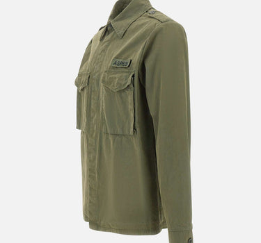 ASPESI Camicia "Field" GREEN Uomo 
