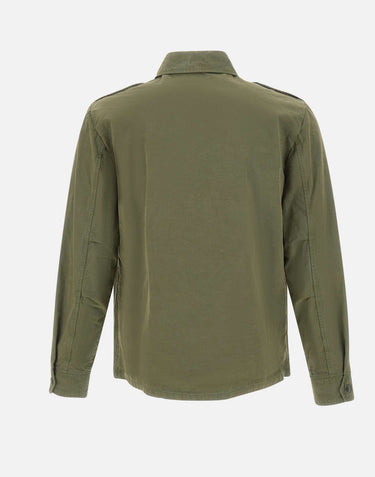 ASPESI Camicia "Field" GREEN Uomo 