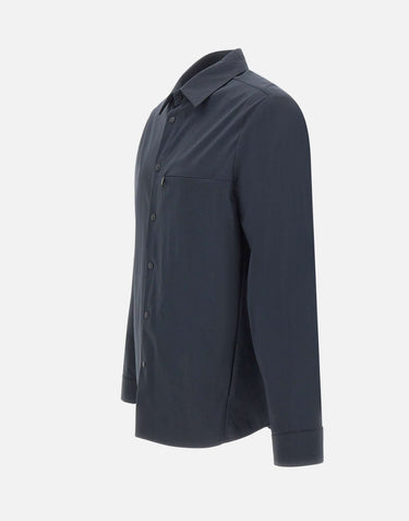 ASPESI Camicia in popeline di cotone BLUE Uomo 
