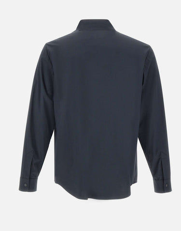ASPESI Camicia in popeline di cotone BLUE Uomo 