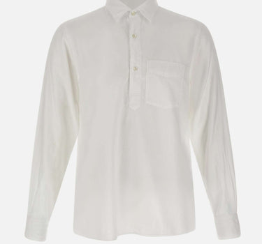 ASPESI Camicia in voile di cotone WHITE Uomo 