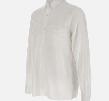 ASPESI Camicia in voile di cotone WHITE Uomo 