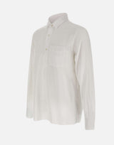 ASPESI Camicia in voile di cotone WHITE Uomo 