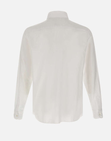 ASPESI Camicia in voile di cotone WHITE Uomo 