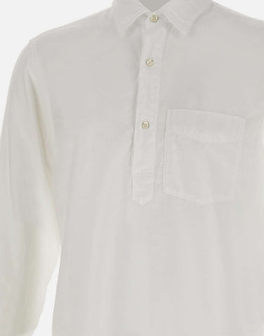 ASPESI Camicia in voile di cotone WHITE Uomo 