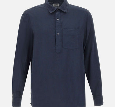 ASPESI Camicia in voile di cotone BLUE Uomo 