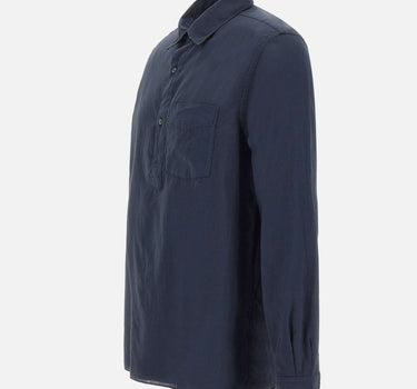 ASPESI Camicia in voile di cotone BLUE Uomo 