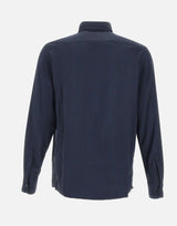 ASPESI Camicia in voile di cotone BLUE Uomo 