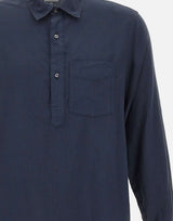 ASPESI Camicia in voile di cotone BLUE Uomo 