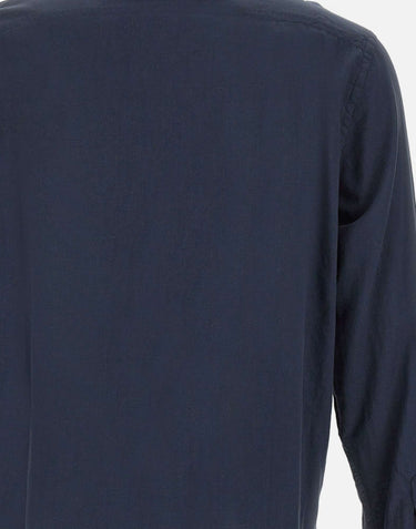 ASPESI Camicia in voile di cotone BLUE Uomo 