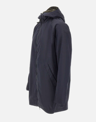 ASPESI Giubbotto reversibile in twill di cotone BLUE Uomo 