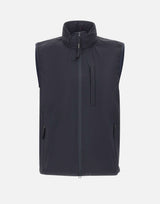 ASPESI Gilet sfoderato in nylon stretch BLUE Uomo 