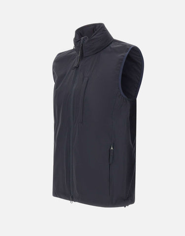 ASPESI Gilet sfoderato in nylon stretch BLUE Uomo 