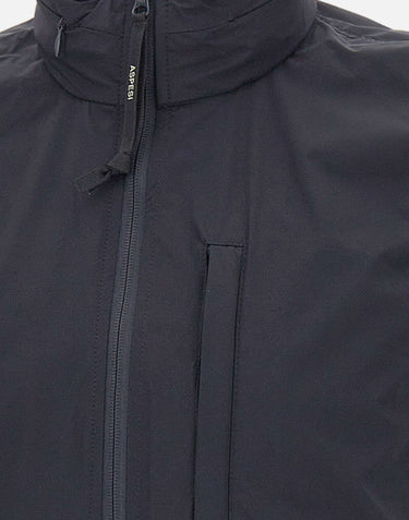 ASPESI Gilet sfoderato in nylon stretch BLUE Uomo 