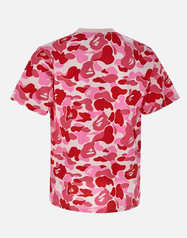 T-shirt "College ABC Camo" 001CSM301011M PINK BAPE 