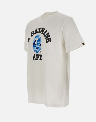 T-shirt "ABC Camo College" 001TEM301004M WHXBL BAPE 