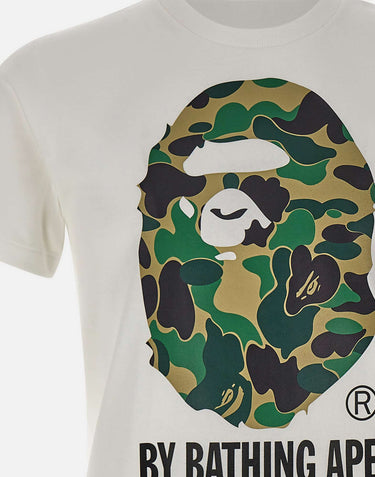 T-shirt "ABC Camo By Bathing  APE" 001TEM301005M WHXGR BAPE 