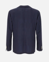 BARBA Blazer "Jimmy" in lana BLUE Uomo 