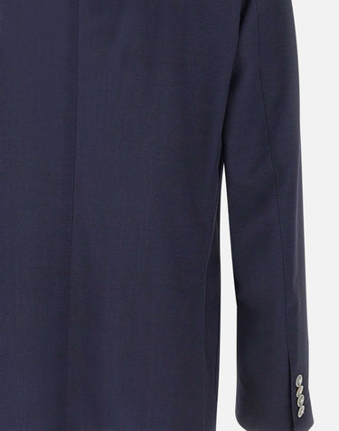 BARBA Blazer "Jimmy" in lana BLUE Uomo 