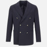 BARBA Blazer "Lello" in lana BLUE Uomo 