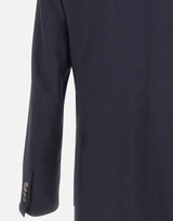 BARBA Blazer "Lello" in lana BLUE Uomo 