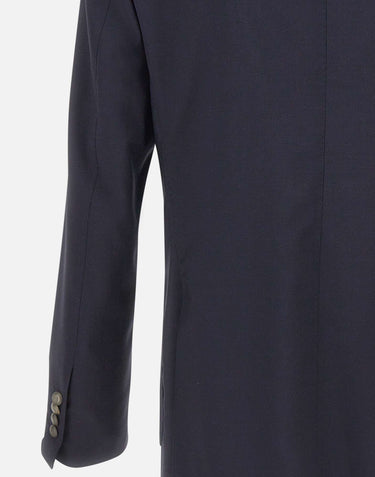 BARBA Blazer "Lello" in lana BLUE Uomo 
