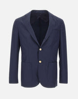 BARBA Blazer "Lello" in lana BLUE Uomo 