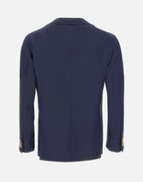 BARBA Blazer "Lello" in lana BLUE Uomo 
