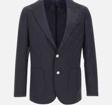 BARBA Blazer in lana BLUE Uomo 