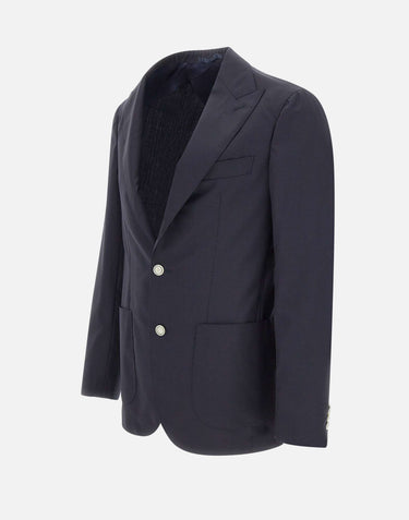 BARBA Blazer in lana BLUE Uomo 