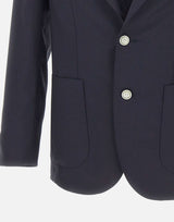 BARBA Blazer in lana BLUE Uomo 