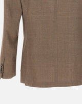 BARBA Blazer in lino, lana e seta BEIGE Uomo 