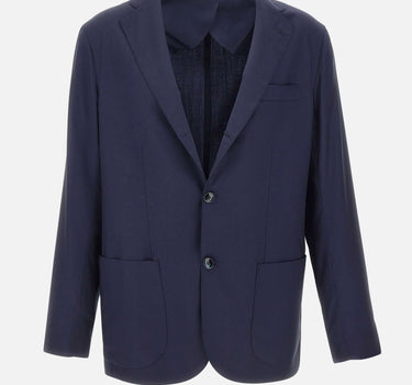 BARBA Blazer in lana BLUE Uomo 