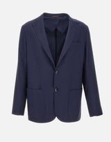 BARBA Blazer in lana BLUE Uomo 