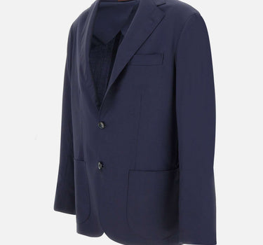 BARBA Blazer in lana BLUE Uomo 