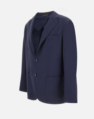 BARBA Blazer in lana BLUE Uomo 