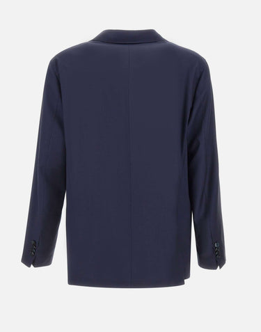 BARBA Blazer in lana BLUE Uomo 