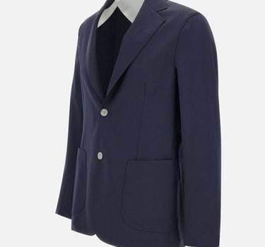 BARBA Blazer in lana BLUE Uomo 