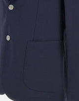 BARBA Blazer in lana BLUE Uomo 
