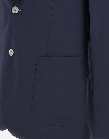 BARBA Blazer in lana BLUE Uomo 