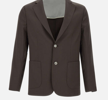 BARBA Blazer in lana BROWN Uomo 