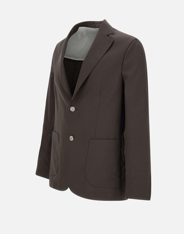 BARBA Blazer in lana BROWN Uomo 