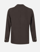 BARBA Blazer in lana BROWN Uomo 