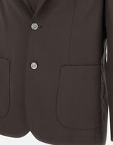BARBA Blazer in lana BROWN Uomo 
