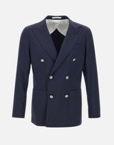 BARBA Blazer in lana BLUE Uomo 