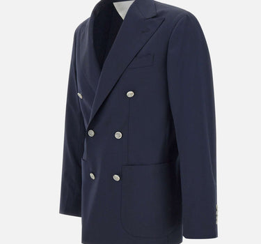 BARBA Blazer in lana BLUE Uomo 