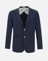 BARBA Blazer in lana BLUE Uomo 