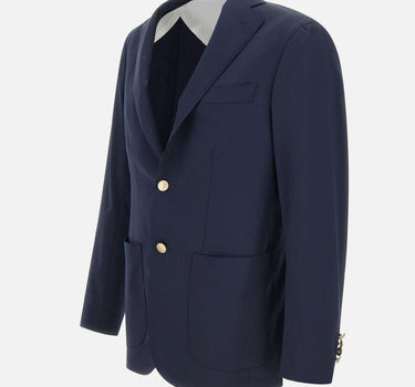 BARBA Blazer in lana BLUE Uomo 
